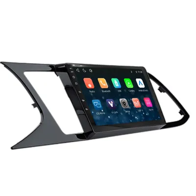 Image de Autoradio 9 pouces pour Seat Leon 3 (5F1, 5F5) de 2012 à 2020, système Linux, compatible CarPlay et Android Auto, avec Bluetooth, WiFi, RDS, caméra optionnelle, Vi Link