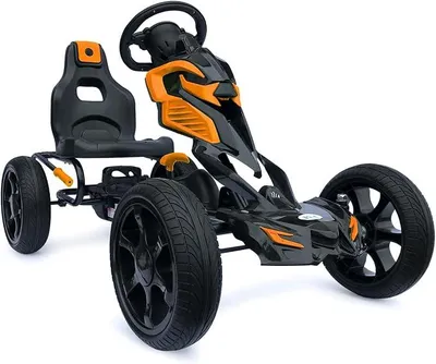 Image de Karting pour enfants - 5 à 12 ans, avec pédales, pneus en mousse EVA