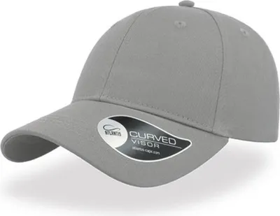 Produktbild von Atlantis HITC | 6-Panel-Design Hit Cap - Gebogener Schirm - Farbe: Light Grey - Größe: One Size