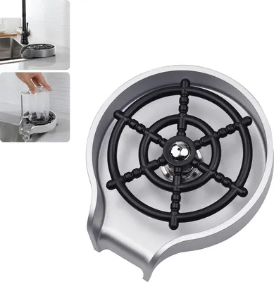 Produktbild von Automatische Tassenwaschmaschine, Glasspüler-Reinigungswerkzeug für Tassenwaschbar-Glasspüler, Küchenspülenzubehör