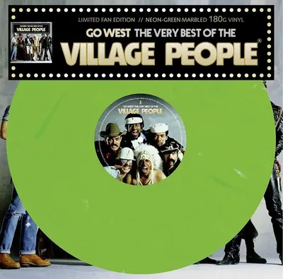 Obrázok produktu pre Ľudia z dediny: Village People - Go West - The Very Best Of The Village People (180g) (Limited Edition) (Green Marbled Vinyl) - Magic - (LP / G)