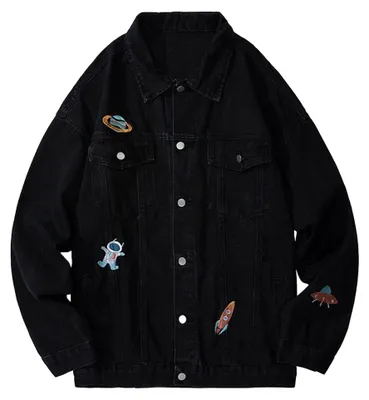 Produktbild von Heren Jeansjacke im klassischen Trucker-Stil