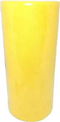Tüllrolle 25 cm x 100 m, gelb, Dekostoff für Hochzeit, Geschenke, Feiern