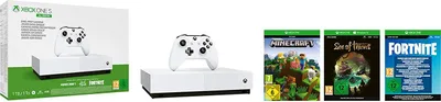 Produktbild von Microsoft Xbox One S 1TB weiß All Digital Edition