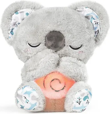 Immagine prodotto di Orsacchiotto di peluche, rumore bianco, luce notturna, 10 ninne nanne, per bambini da 0 a 3 anni