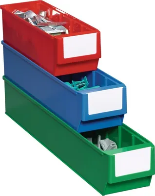 Produktbild von Regalkasten L300xB183xH81mm blau PP PROMAT