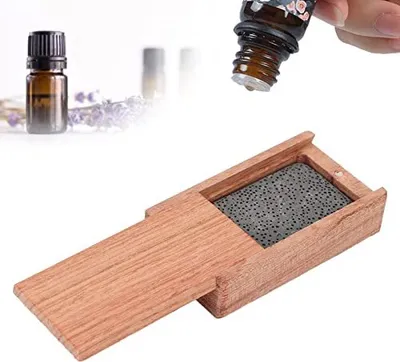 Produktbild von Holzaroma Diffusor, Rosenholz ätherisches Öl Holz kompakt tragbare Aromatherapie Diffusor Haushalt, Büro, Auto