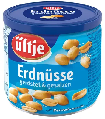 Obrázek produktu pro Ültje arašídy pražené a solené křupavé arašídové jádra 180g