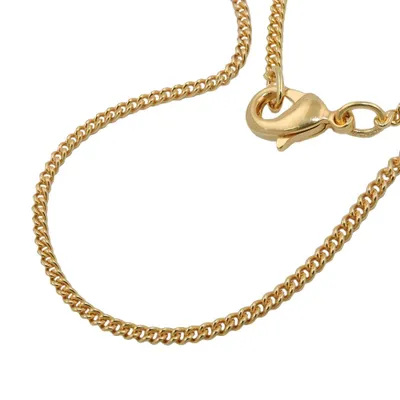Produktbild von Kette Flachpanzer 2mm vergoldet AMD 50cm gold 2x1mm
