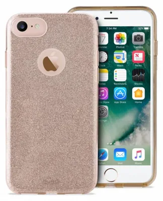 Produktbild von Shine Glitzer Cover Gold für Apple iPhone 7/8/SE 2020