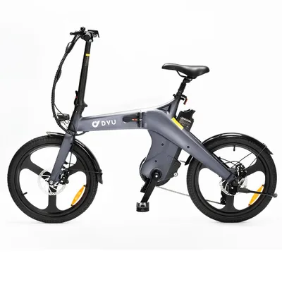 Immagine prodotto di Bicicletta elettrica pieghevole T1 per adulti per spostamenti urbani, 250 W, batteria 36V 10Ah, velocità massima 25 km/h, freni a disco meccanici,