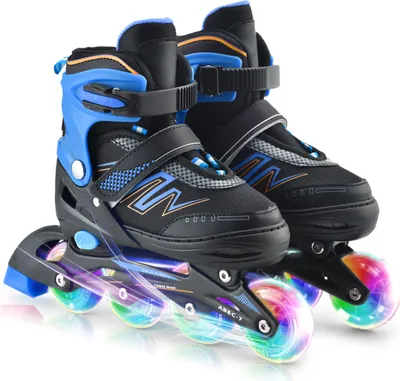 Produktbild von Verstellbar Inliner für Kinder. Inline Skates Kinder, Inline Skates für Kinder, Rollerblades Kinder für den Innen und Außenbereich (S:31-34)
