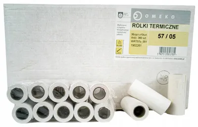 Produktbild von Omeko Thermorollen 57x5m für Kassenterminals