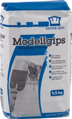Produktbild von Modelárska sadra na modelovanie na odlievanie biela veľmi jemná 1500g