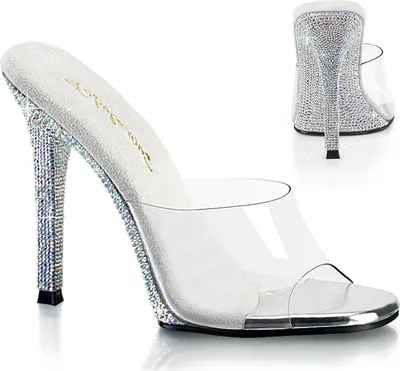 Produktbild von GALA-01DM Damen Slipper von Fabulicious, Transparent EU 37, US 7