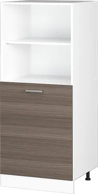Zdjęcie produktu dla Uniwersalna szafka do spiżarni Vicco R-Line Szary 60 cm z otwartymi półkami i drzwiami, Model 41878