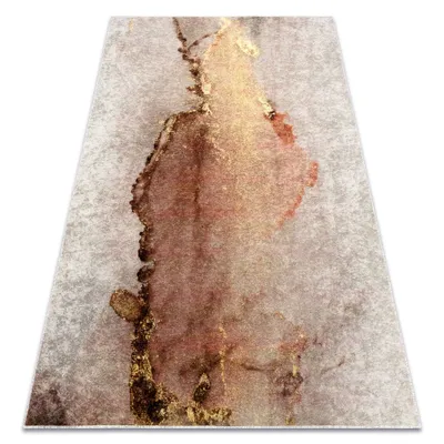 Zdjęcie produktu dla Dywan do prania MIRO 52101.801 Abstrakcja antypoślizgowy - beż / złoty beżowy 120x170 cm