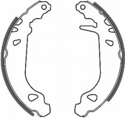 Produktbild von ABE Bremsbackensatz Trommelbremse Hinten passend für PEUGEOT 306 Schrägheck (7A, 7C, N3, N5) C0P010ABE