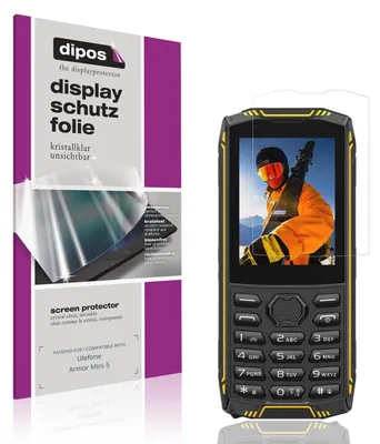 Produktbild von 4x Schutzfolie für Ulefone Armor Mini 5 klar Displayschutzfolie Folie Display Schutz dipos
