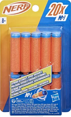 Productafbeelding van Nerf N-Serie N1 pijltjes, 20 stuks, voor dartblasters