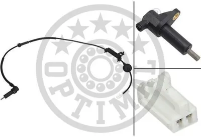 Image de Capteur ABS OPTIMAL pour vitesse de roue arrière droite pour HYUNDAI SANTA FÉ II (CM) 06-S502
