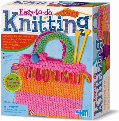 Image de Kit de tricot DIY pour projets de 4 mois, facile à utiliser