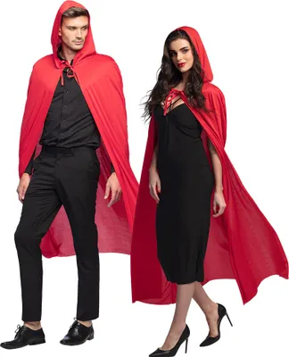 Produktbild von Cape Dusk Teufel Vampir Umhang rot Karneval Halloween Kostüm 180 cm