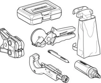 Produktbild von Geberit 691036001 FlowFit Pressbackenset d16-40