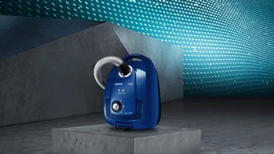 Produktbild von Siemens iQ300 VSC3320, Zylinder-Vakuum, Trocken, Staubbeutel, 4 l, Allergy Plus, 79 dB