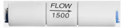 Produktbild von Durchflussbegrenzer 1500 RO für 1/4 auf 1/4 Zoll OD Schlauch, Zubehör für Umkehrosmose, Einstellen des Abwasser-Wasser-Verhältnisses (1500CC)