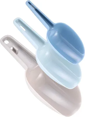 Obrázek produktu pro Plastové kuchyňské lžíce, sada 3 ks, pro domácnost a oslavy