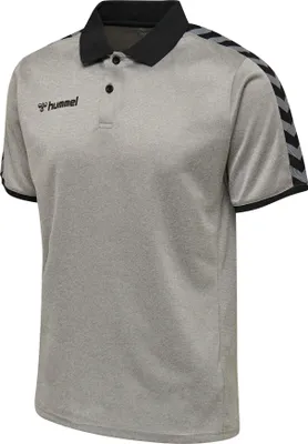 Produktbild von hummel hmlAUTHENTIC FUNCTIONAL POLO - GREY MELANGE - 2XL