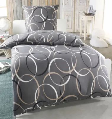 Produktbild von Warme Winter Microfaser Thermo Fleece Bettwäsche 135x200 155x220 200x200 Moderne, Größe:135 x 200 cm, Design - Motiv:Design 5