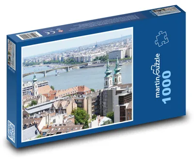 Obrázok produktu pre Puzzle 1000 Panoráma Budapešti na Dunaji - martinpuzzle
