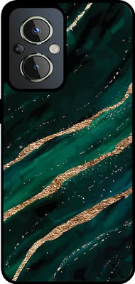 Produktbild von Smartphonica Telefon Fall geeignet für OnePlus Nord N20 5G mit Marmor Druck - TPU zurück Abdeckung Fall Marmor Design - Grün Gold