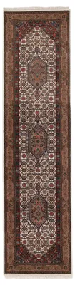Produktbild von Orientteppich Bidjar handgeknüpft Läufer 80x350 cm Creme