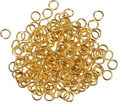 Produktbild von VBS XXL Ringel, Ø 5 mm, 150 Stück Goldfarben