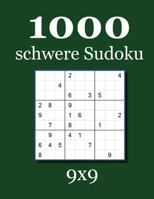 Produktbild von 1000 schwere Sudoku 9x9