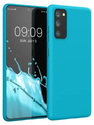 Produktbild von kwmobile Handyhülle für Samsung Galaxy S20 FE Hülle - TPU Case - Kabelloses Laden - Schutzhülle Cover in Cool Glacier