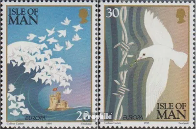 Produktbild von Briefmarken GB - Isle of Man 1995 Mi 627-628 (kompl.Ausg.) gestempelt Europa