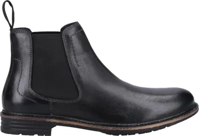 Produktbild von Hush Puppies - "Justin" Stiefeletten für Herren, Leder FS12112 (45 EU) (Schwarz)
