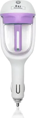 Image de Mini humidificateur d'air purifié pour voiture avec diffuseur d'huiles essentielles violet