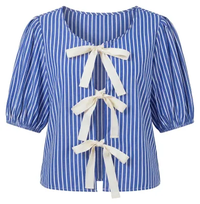 Immagine prodotto di TAKELAGE, camicia da donna - blu, taglia L