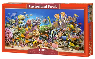 Produktbild von Castorland C-400089-2 - Puzzle Leben unter Wasser 4000 Teile