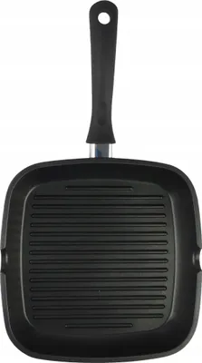 Produktbild von Granit Grillpfanne 24 cm Induktion Antihaftbeschichtigung Bratpfanne Pfanne