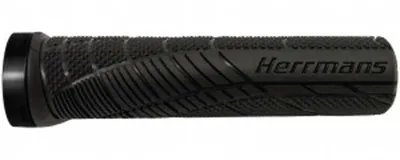 Produktbild von Herrmans Lenkergriffe Shark Lock schwarz, 130mm, Ø 22mm
