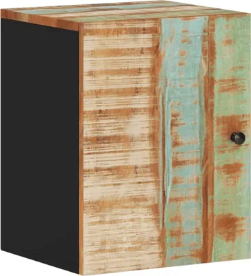 Produktbild von Bad-Wandschrank 38x33x48 cm Altholz Massiv