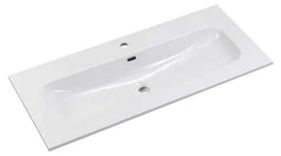 Zdjęcie produktu dla Umywalka Meblowa Ceramiczna 101X46 Cm Biały Połysk Prostokątna