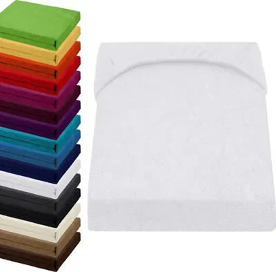 Produktbild von FROTTEE Spannbettlaken 90x200-100x200cm Spannbetttuch, Farbe: Weiß