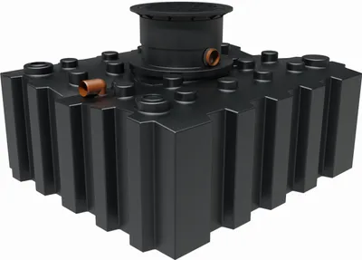 Produktbild von GreenLife Regenwasser-Flachtank 3.000 l mit Biovitor